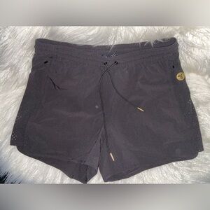 Black Athletic Shorts with Relaxed Fit
